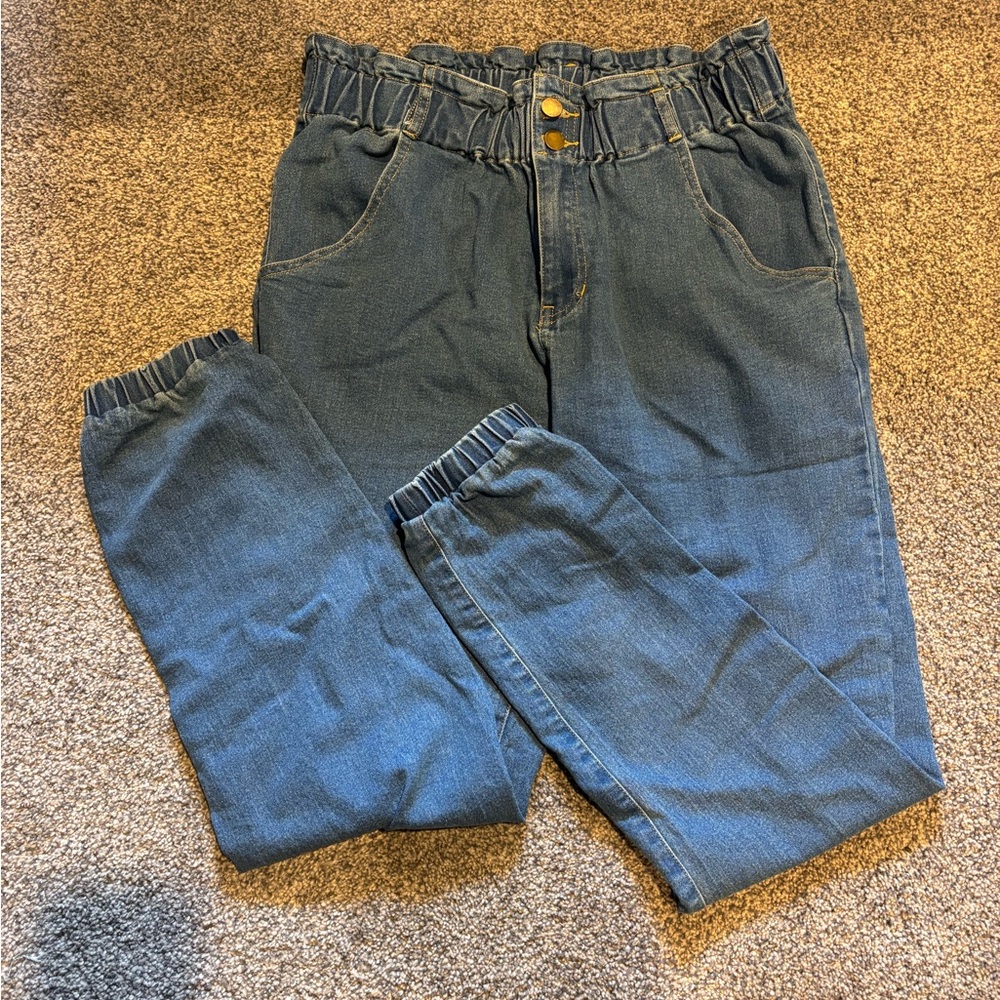 Stylish Blue Denim Joggers